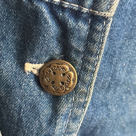 Osh Kosh Vintage Rare Women’s Embroidery Denim Overalls Farmcore Casual Dress 11 - Picture 4 of 13